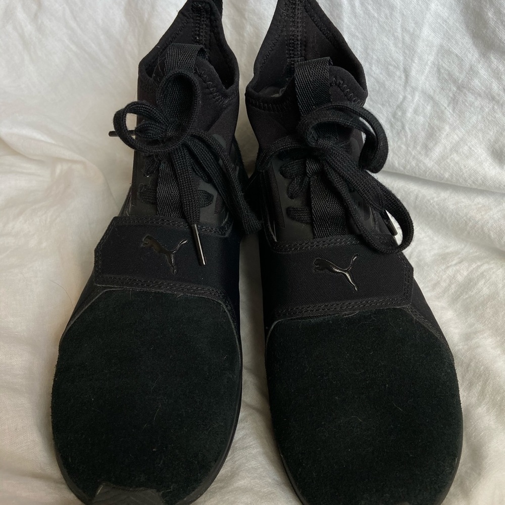 Black Puma High Top Sneakers